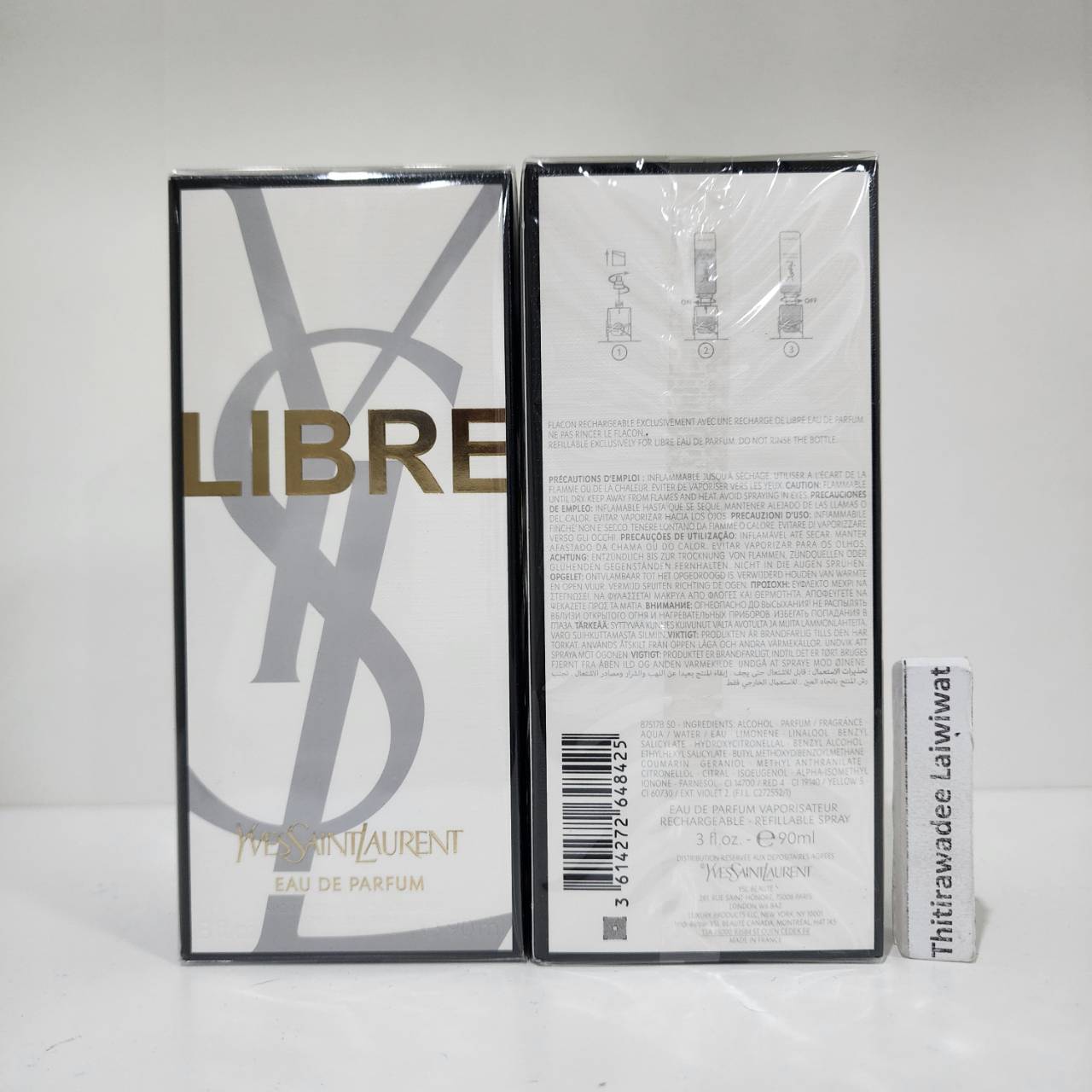 น้ำหอมแท้ YSL Libre EDP 90ml กล่องซีล New packageแพ็คใหม่ขวดรีฟิวได้