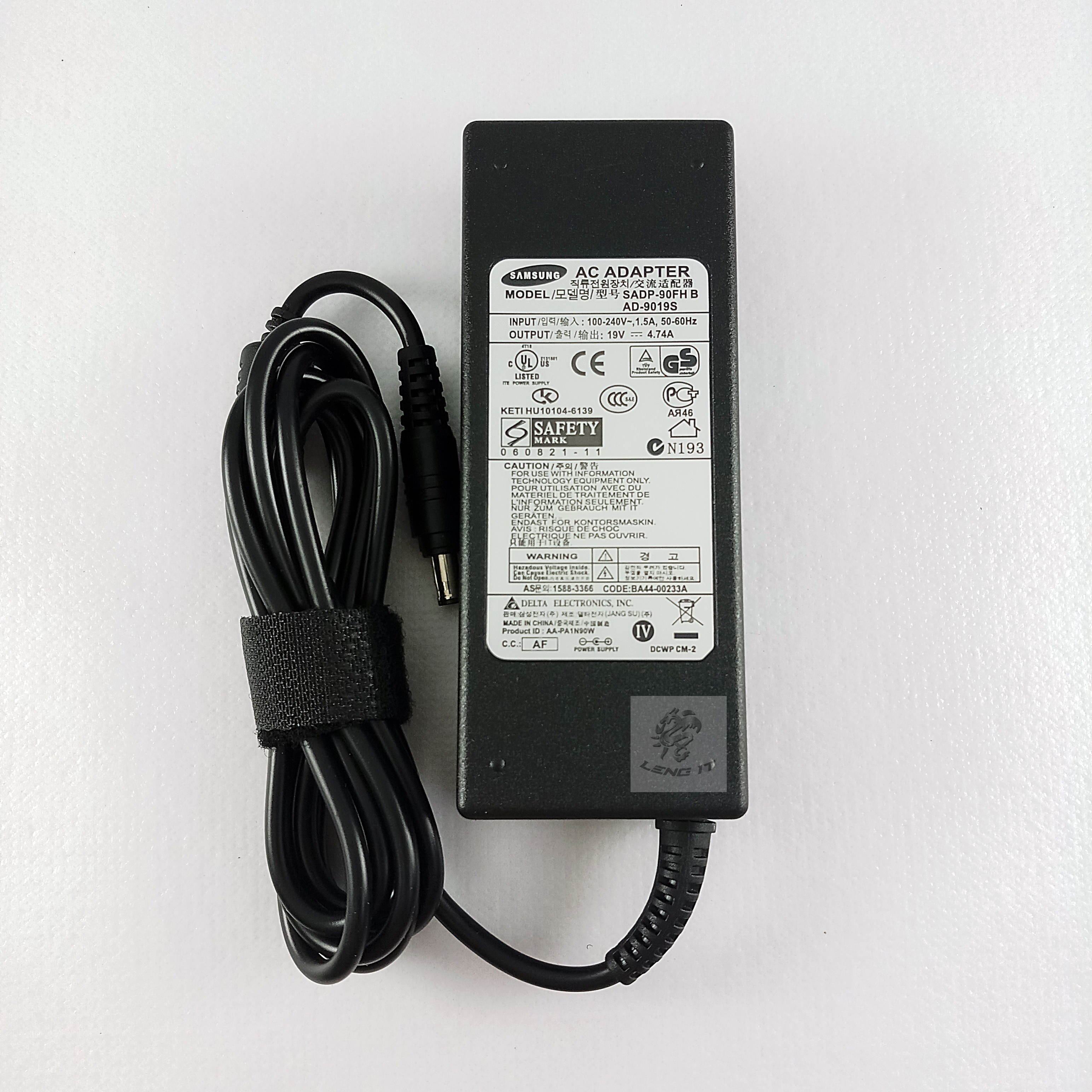 ADAPTER SAMSUNG 19V 4.74A 90W หัว5.5x3.0MM (ของเทียบ OEM)