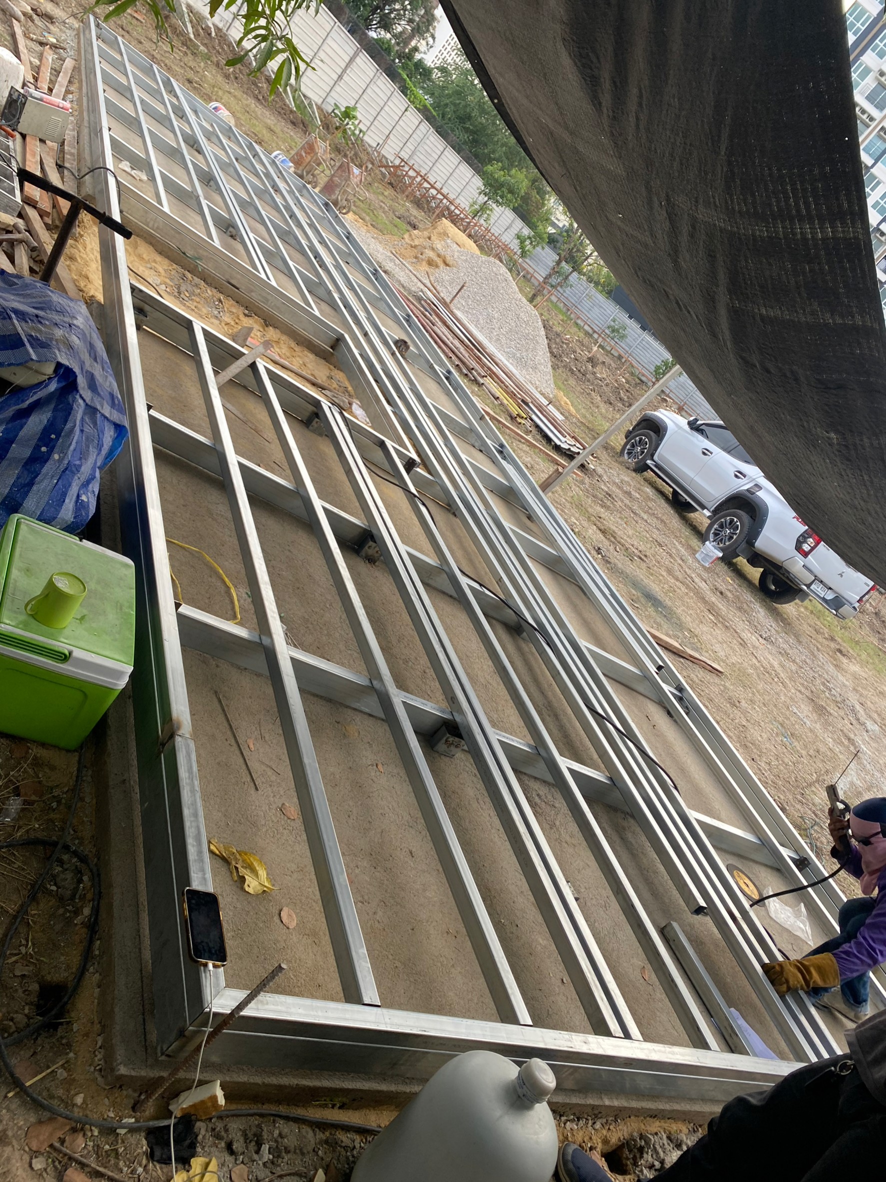 ออฟฟิศสำเร็จรูป ไซต์ออฟฟิศ ขนาด 3.60x12.36 เมตร บางพลัด