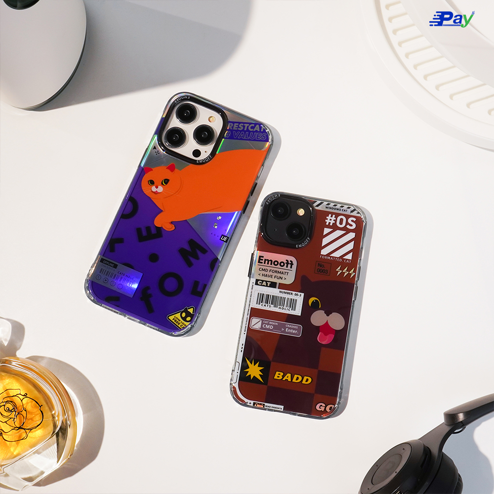 เคสโทรศัพท์ iPhone EMO OFF Cat Diary สำหรับ 14ProMax/14Pro/14