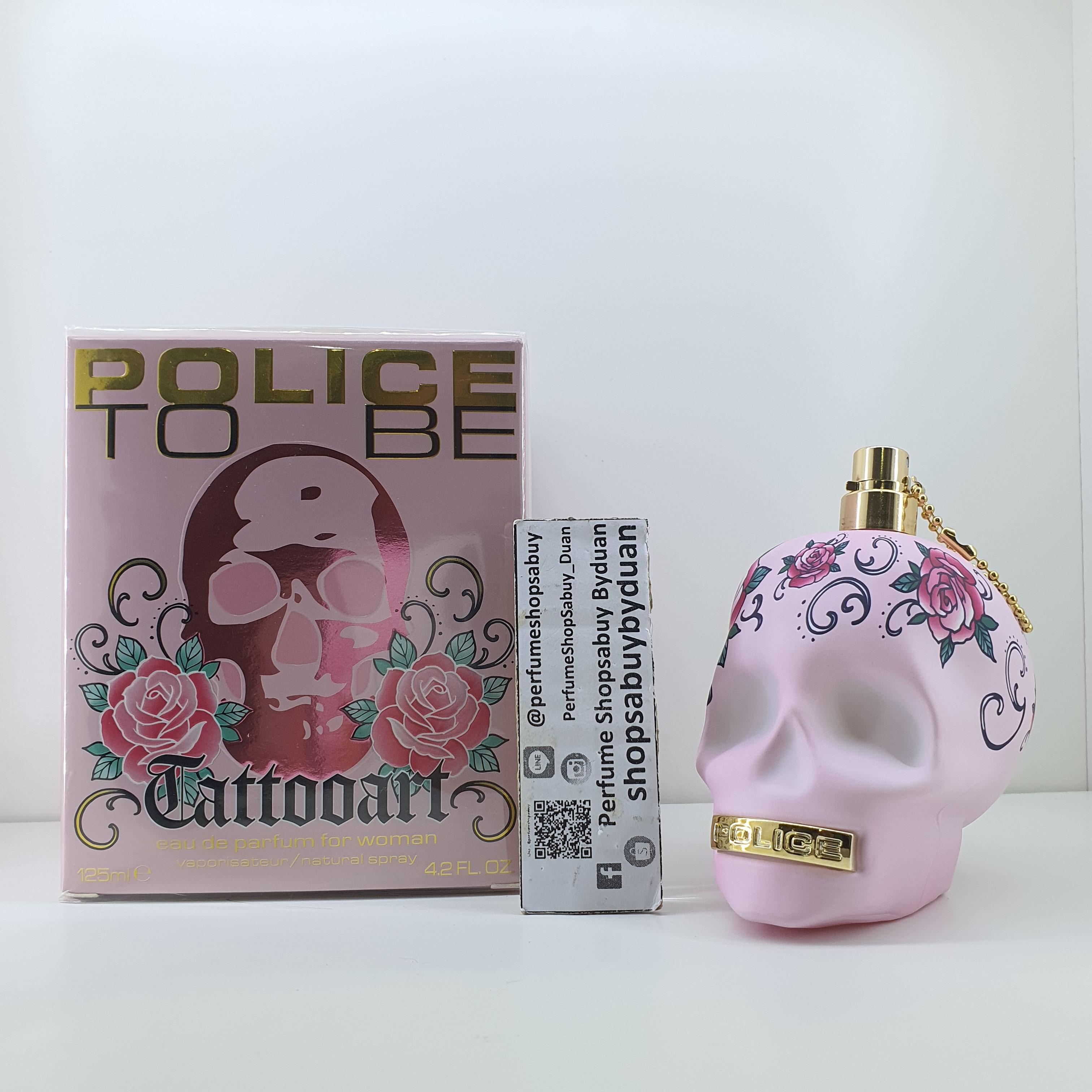 น้ำหอมแท้ Police To Be Tattoo Art Perfume 125ml กล่องซีล