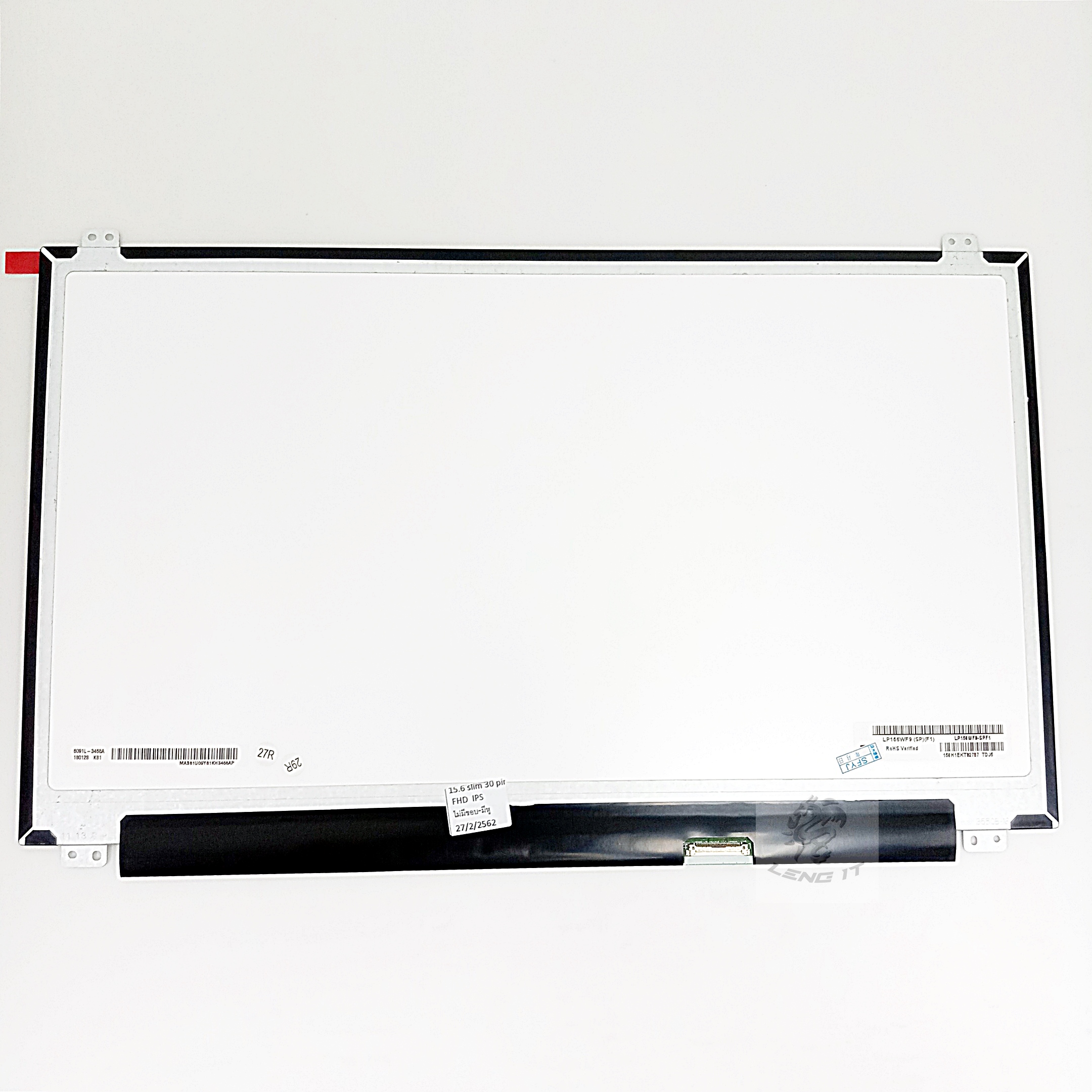 LED Panel จอโน๊ตบุ๊ค ขนาด 15.6 นิ้ว SLIM 30 PIN FULL HD IPS ไม่มีขอบ + แต่มีหู (35 CM)