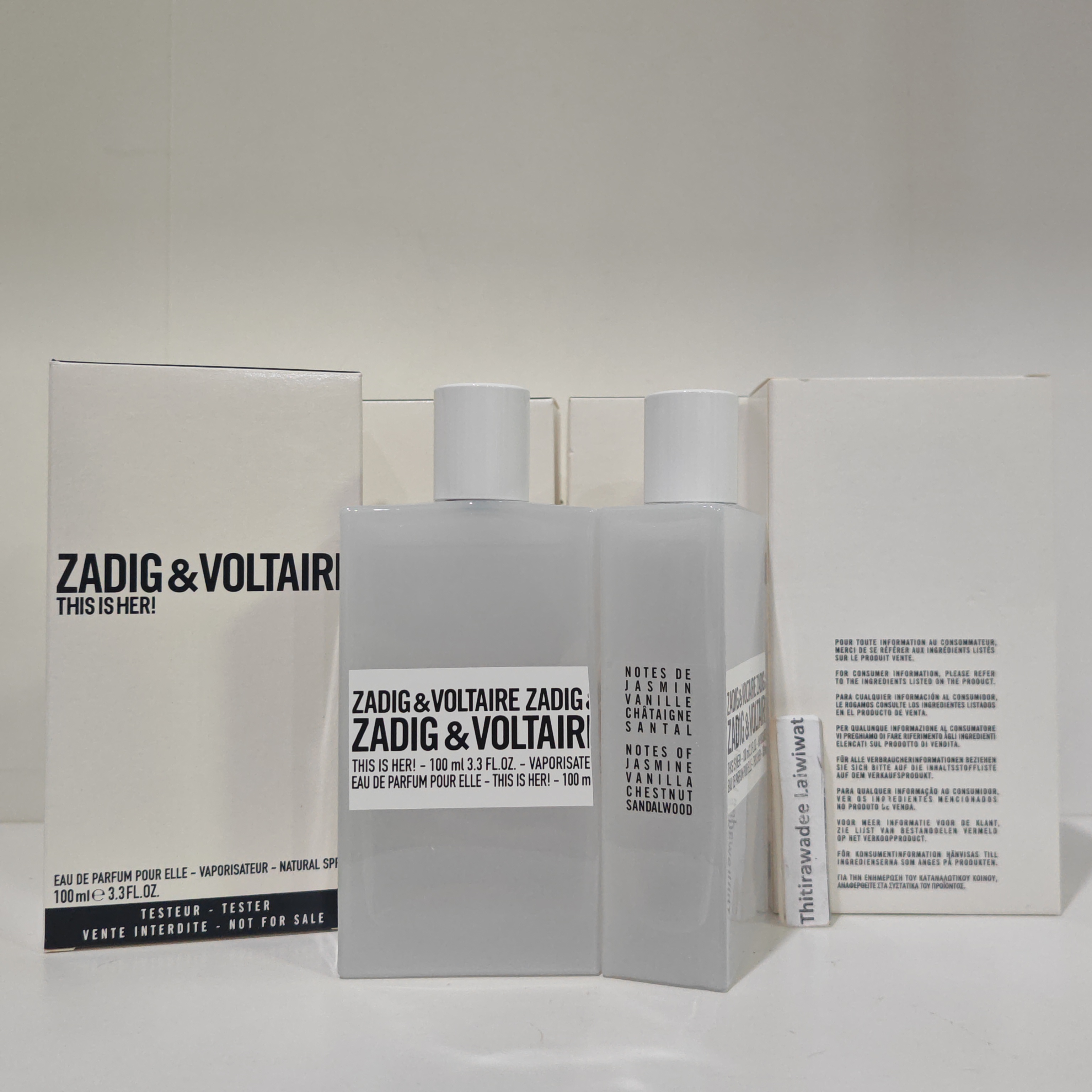 น้ำหอม Zadig & Voltaire This is HER EDP 100ml กล่องเทส