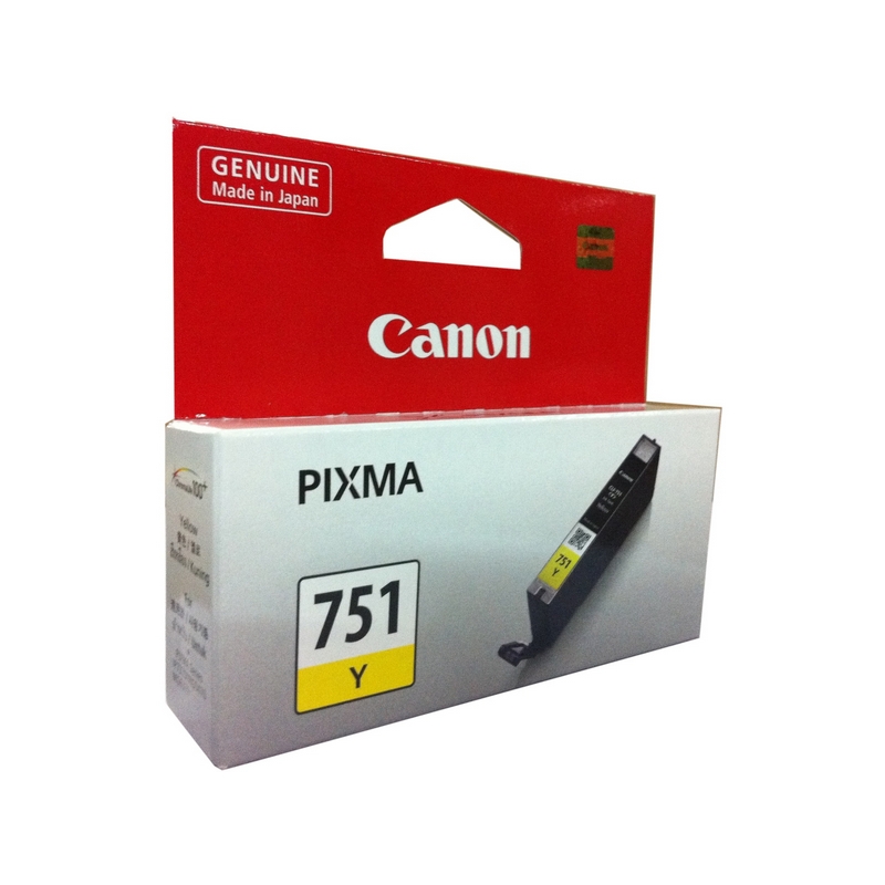 ตลับหมึกอิงค์เจ็ท สีเหลือง Canon CLI-751Y Yellow