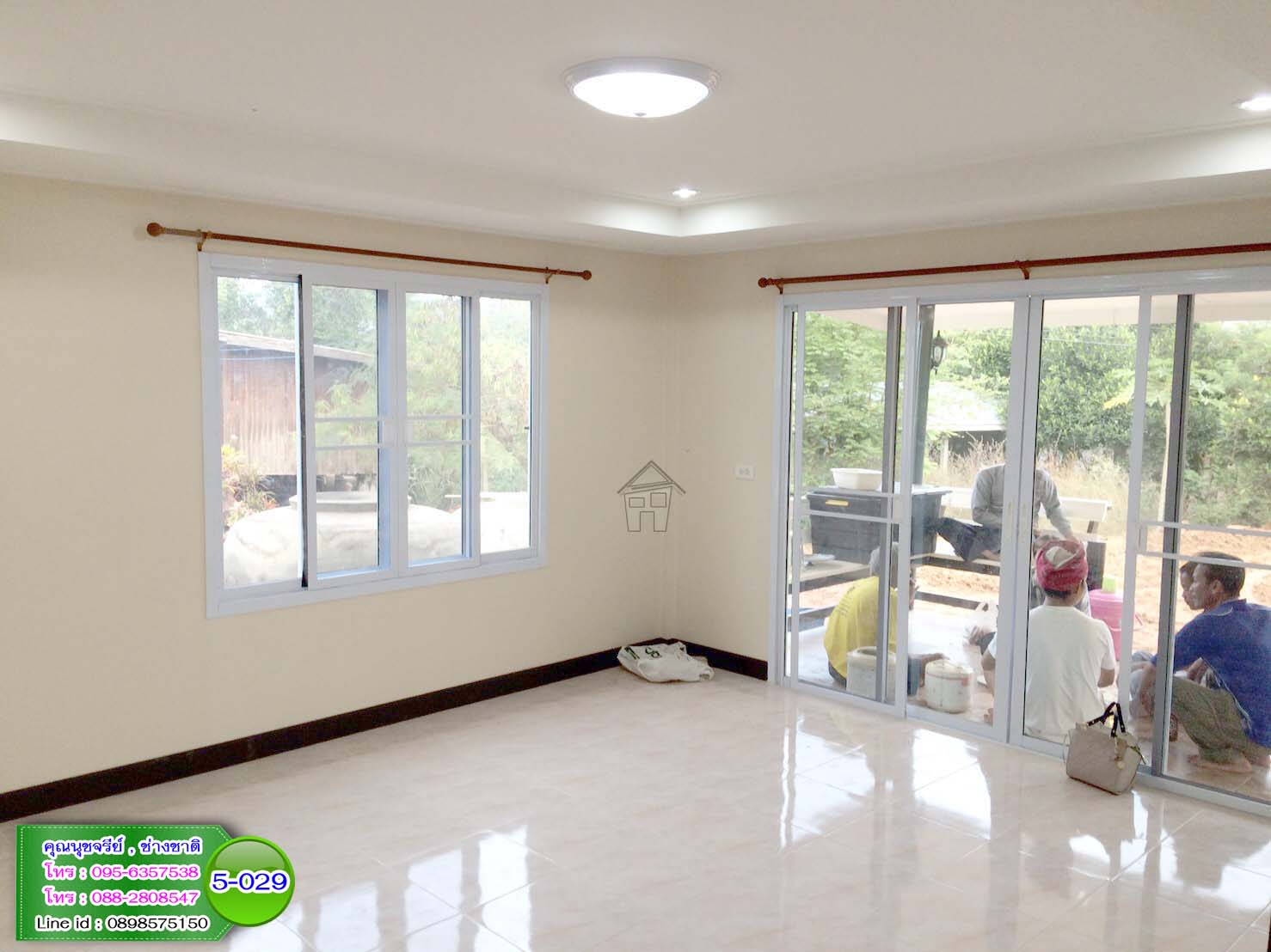 5-029 บ้านกึ่งน็อคดาวน์ คานปูน - บ้านหลังใหญ่ - ทรงโมเดิร์น