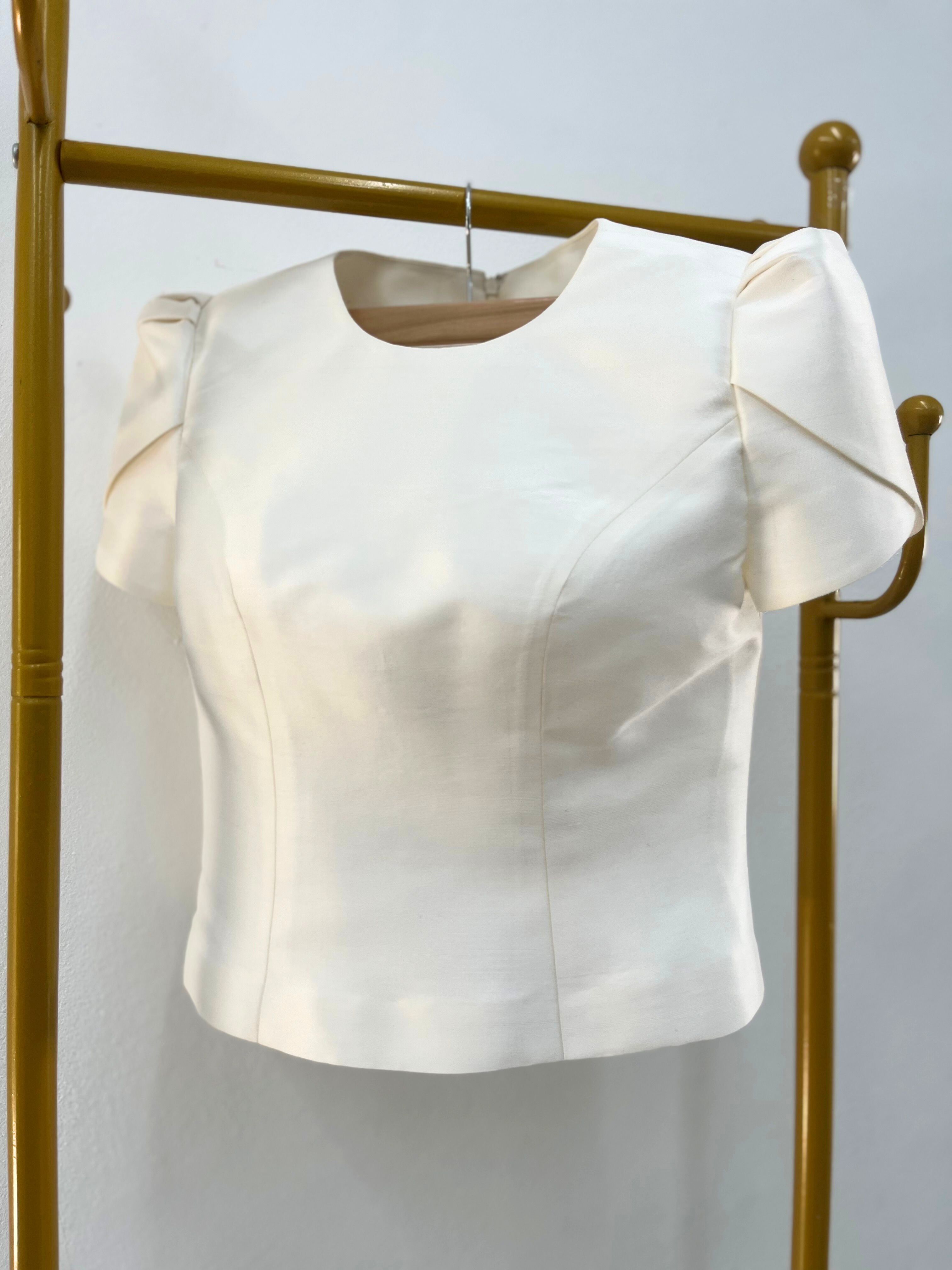 แบบตัดชุด แยกชิ้น เสื้อ+กระโปรง ผ้าไหมยกใหญ่ (ไม่รวมผ้า) chobmai x ARW รหัส CUT-ARW-110467