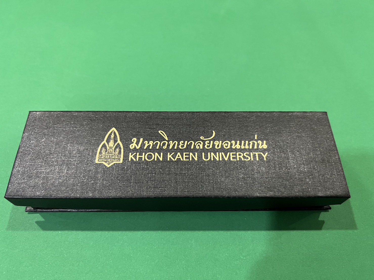 ปากกาโลหะตรา มข