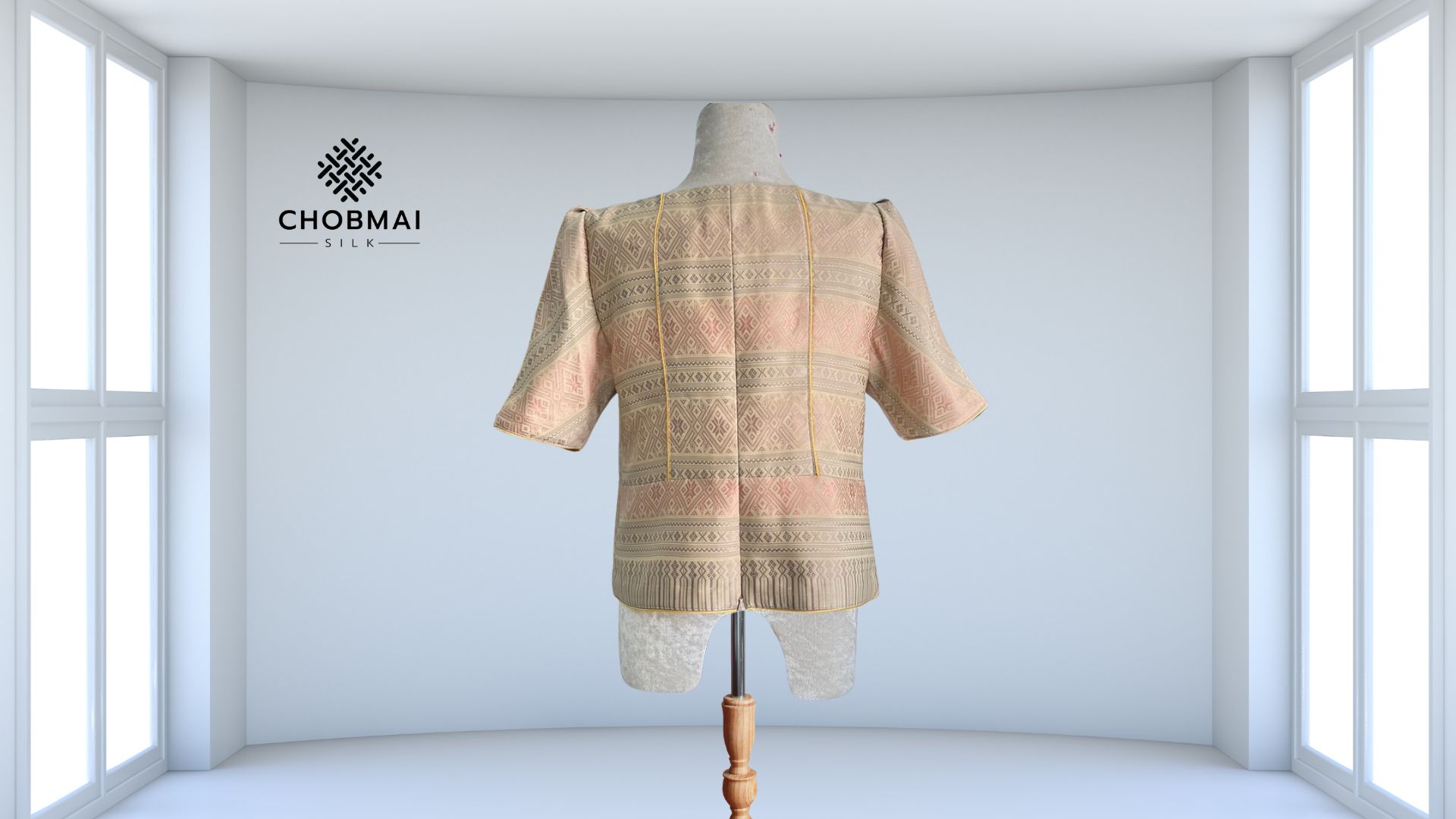 แบบตัด เสื้อผ้าไหม (ไม่รวมผ้า) ตามแบบ รหัส CUT-ST-0130671