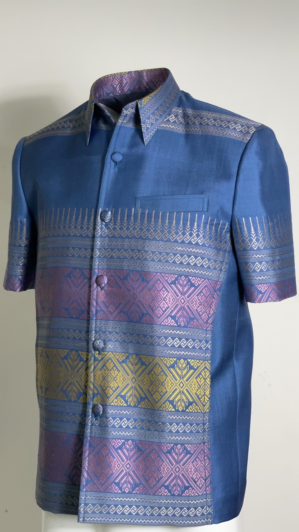 แบบตัดเสื้อสูทซาฟารี แขนสั้น (ไม่รวมผ้า) chobmai x ARW รหัส CUT-ARW-0519672