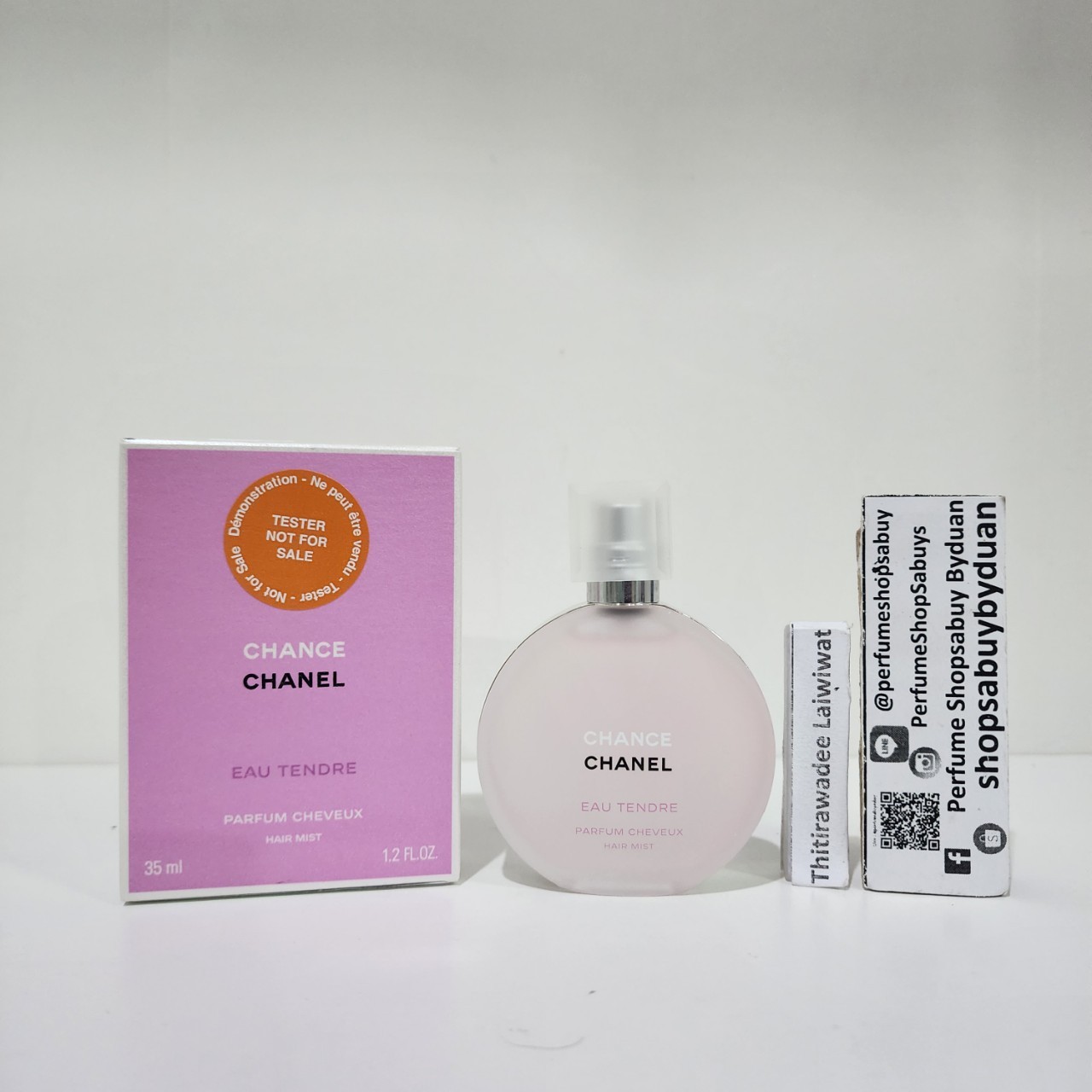 น้ำหอม Chanel Chance Eau Tendre Hair Mist 35ml กล่องเทสเตอร์ สเปรย์น้ำหอมสำหรับเส้นผม