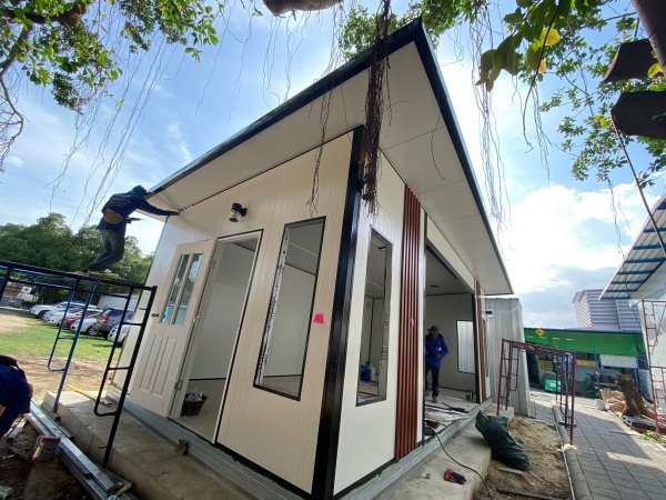 ออฟฟิศสำเร็จรูป บ้านสำเร็จรูป 4.00x8.00 เมตร