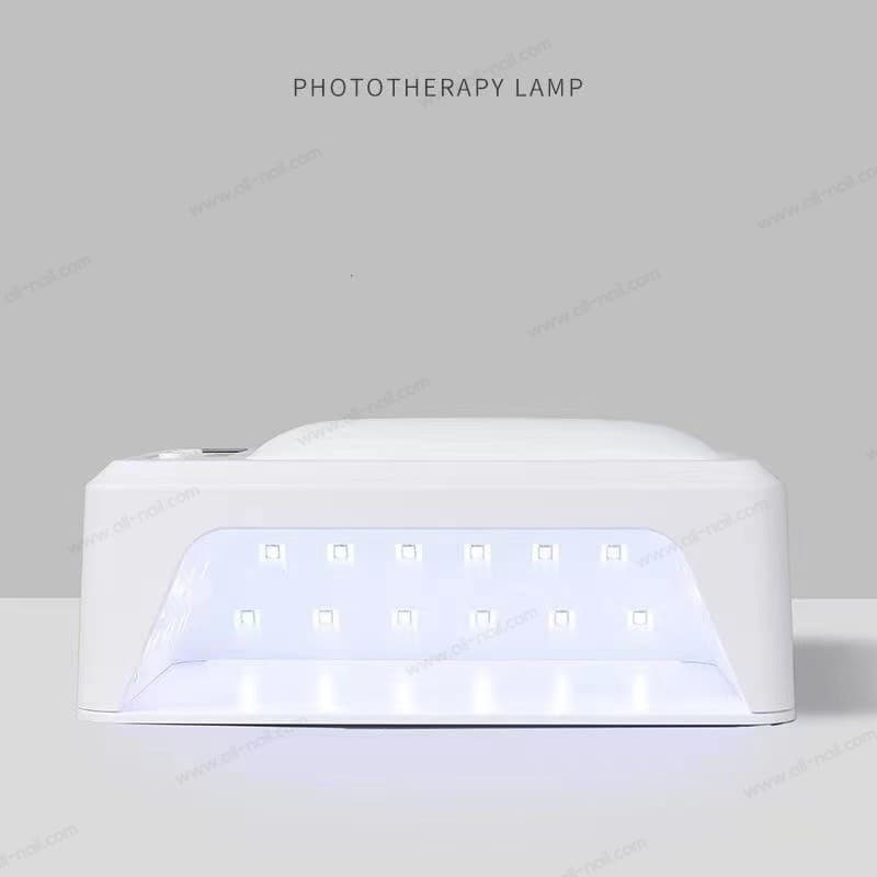 เครื่องอบเล็บเจล UV/LED 72W มีเบาะรองมือ เครื่องใหญ่ อบได้2มือพร้อมกัน