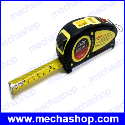 วัดระดับน้ำเลเซอร์ LASER LEVEL HORIZONTAL VERTICAL LINE 5.5M MEASURE TAPE รุ่น LV05