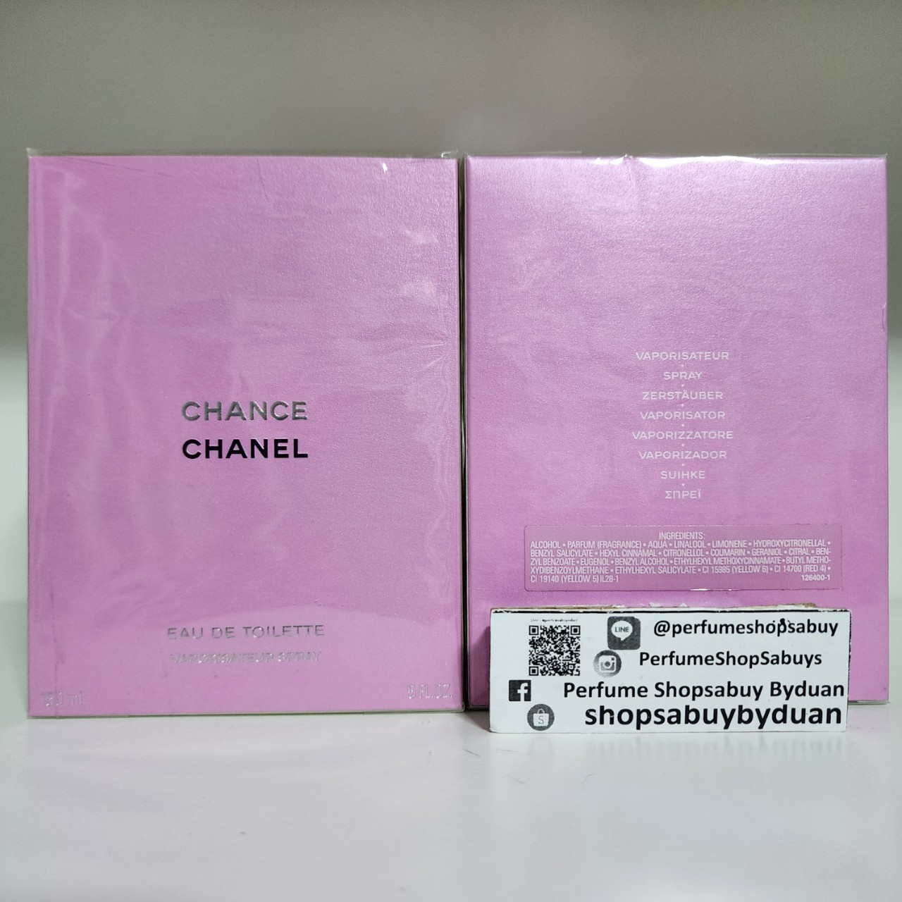 น้ำหอม Chanel Chance Eau De Toilette 150ml กล่องซีล