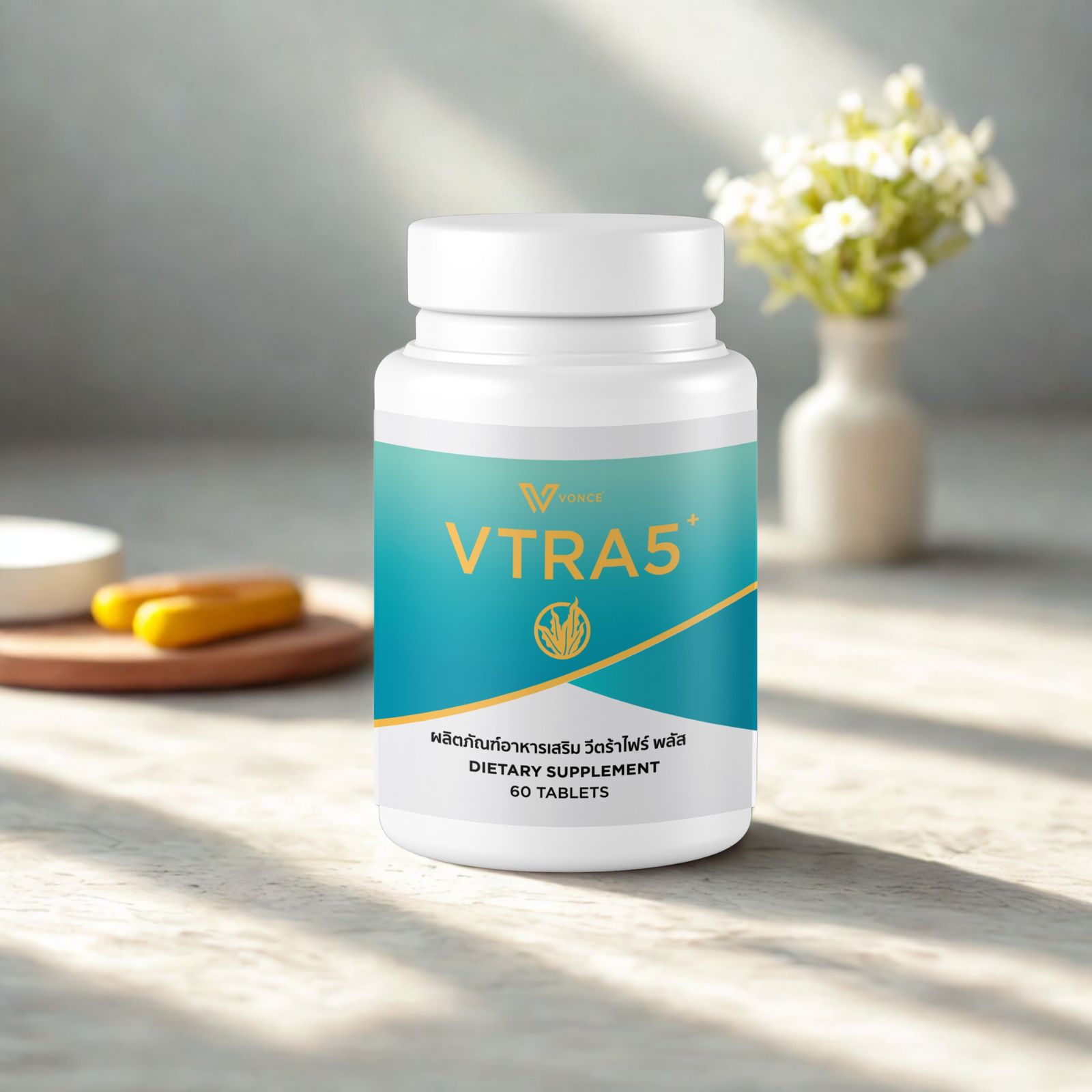 VTRA5 Plus วีตร้าไฟว์ อาหารเสริมสาหร่าย ออร์แกนิก โปรตีนและสารอาหารธรรมชาติ ดูแลสมดุลร่างกาย