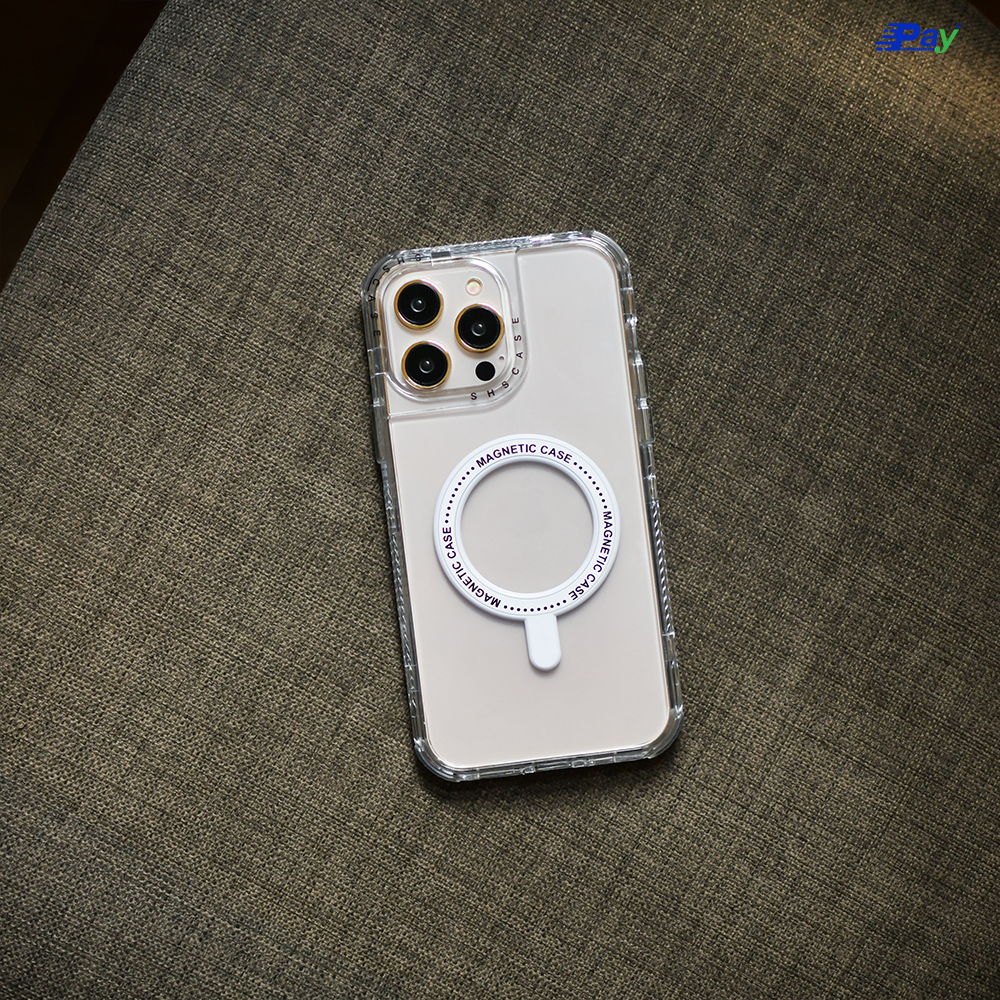 เคสโทรศัพท์ iPhone เคสประกบ สติกเกอร์แหวนแม่เหล็ก เคสแม่เหล็กชาร์จไร้สาย เคสชาร์จไร้สาย สำหรับ 14ProMax/13ProMax/11
