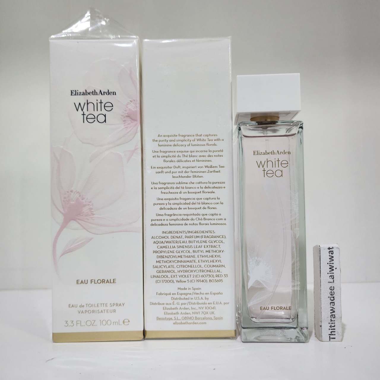 น้ำหอมแท้ Elizabeth Arden White Tea Eau Florale EDT 100ml กล่องซีล