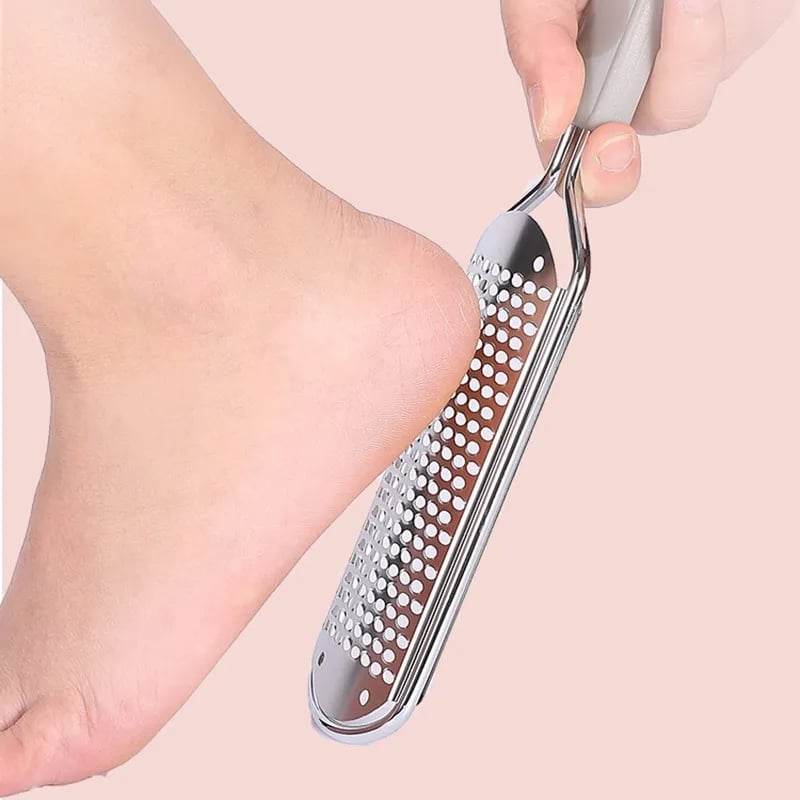 ที่ขัดส้นเท้า แปรงขัดส้นเท้าแตก ตะไบขัดเท้า แผ่นขัดเป็นสแตนเลส