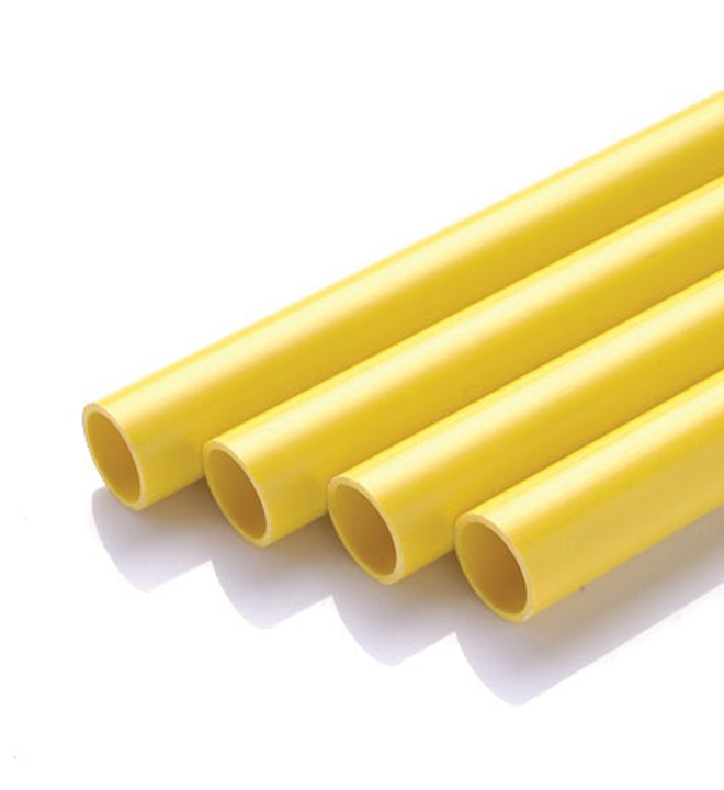 ท่อร้อยสายไฟ เหลือง PVC
