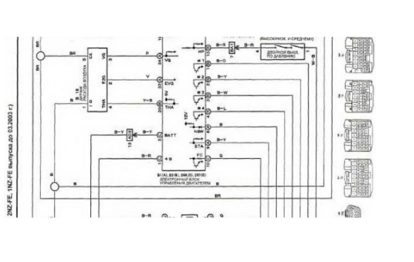 CD WIRING DIAGRAM TOYOTA IST 1NZ-FE, 2NZ-FE