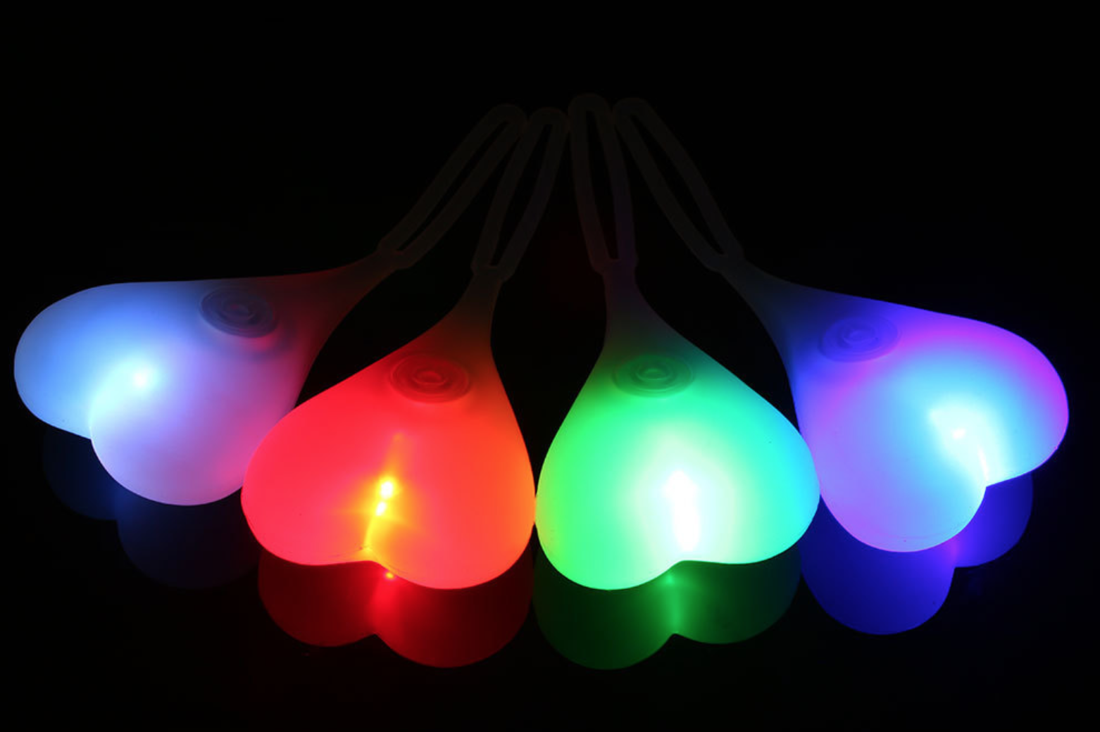 ไฟท้าย จักรยาน - ทรงหัวใจ