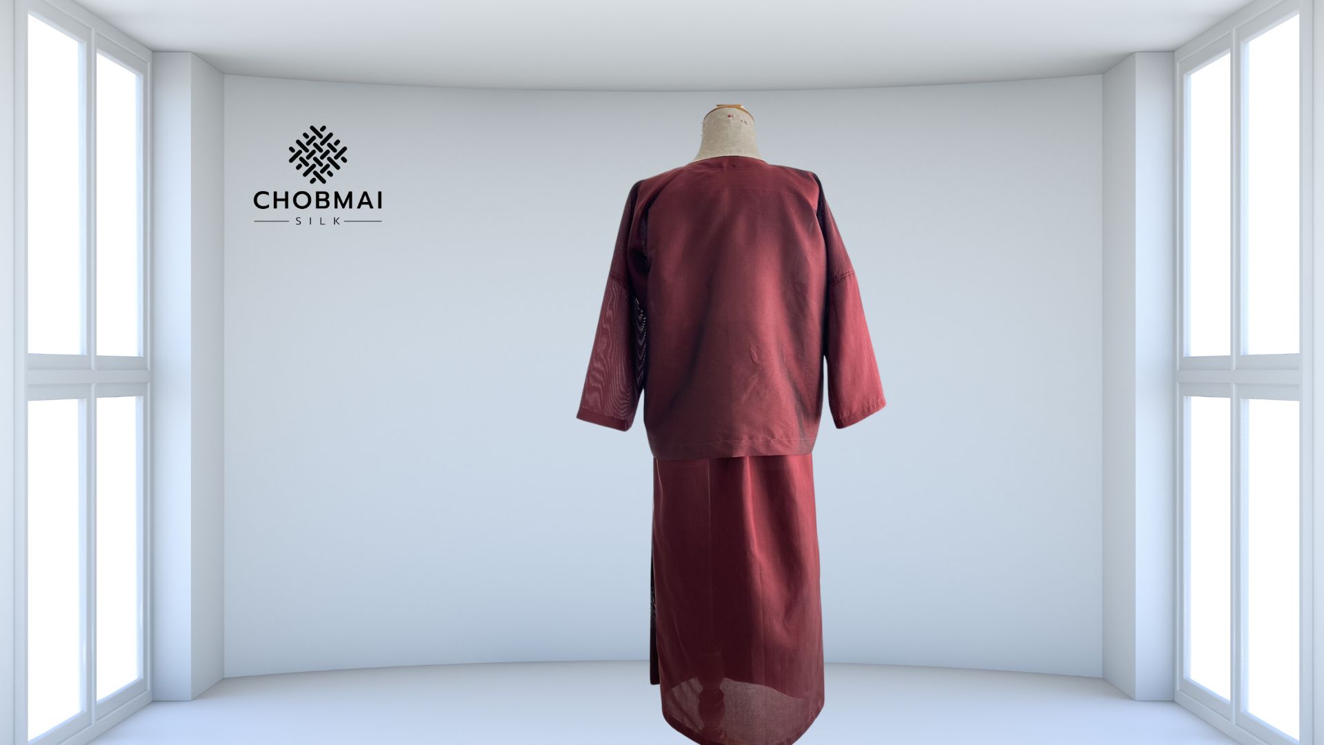 สั่งตัด (ไม่รวมผ้า) ชุดปฏิบัติธรรม ชุดแม่ชี เซ็ท4ชิ้น CUT-ST03026701