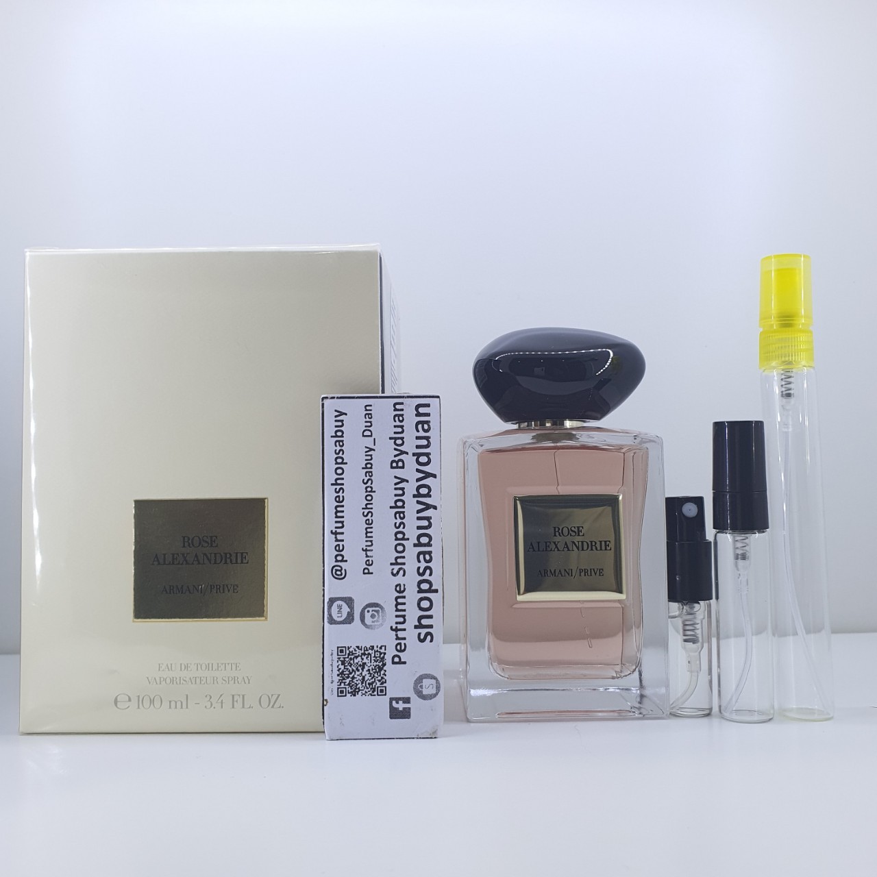 น้ำหอมแท้แบ่งขาย Giorgio Armani Prive Les Eaux - Rose Alexandrie EDT 💕Travel Size แบบทดลอง