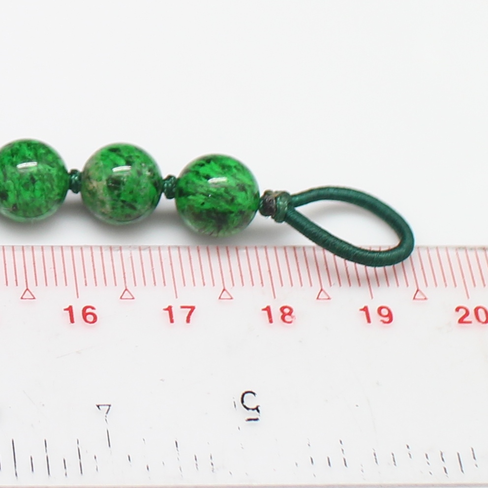 BL25021 สร้อยข้อมือมอซิทซิท แต่งทองแท้ Pinkgold 9k ฝังเพชรแท้ 0.03 กะรัต นน.รวม 24.1 กรัม ยาว 18 ซม.