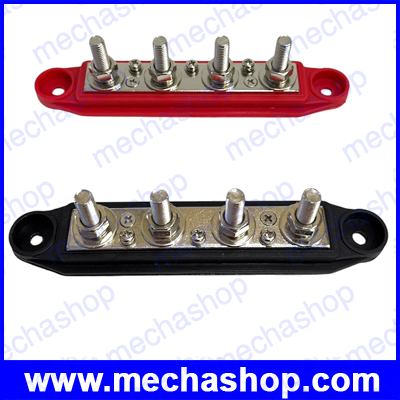 บัสบาร์ บล็อกรวมสาย 4ช่อง DC 250A Bus Bar DC Power Distribution Block 4 Posts