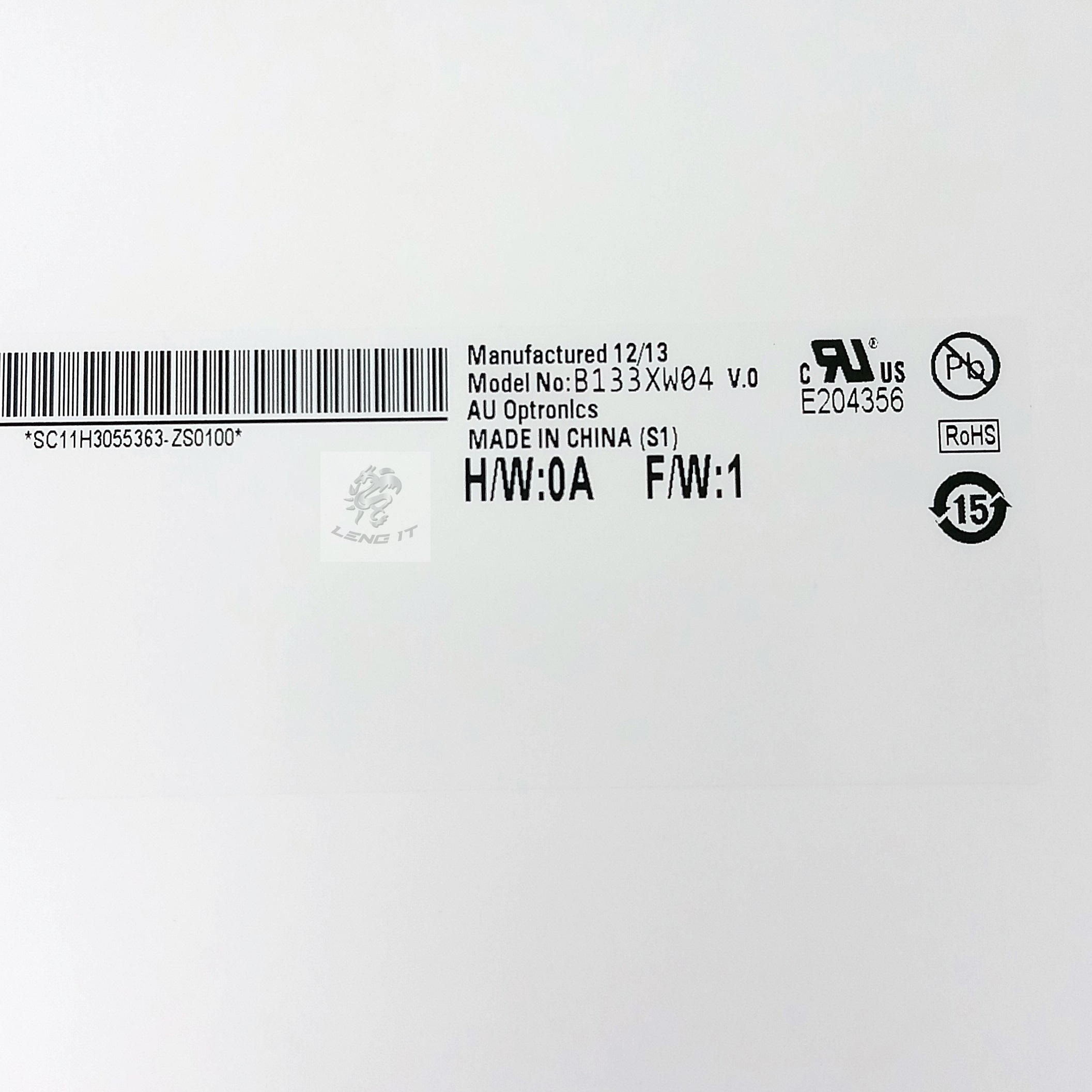 LED Panel จอโน๊ตบุ๊ค ขนาด 13.3 นิ้ว Widescreen LED 40 PIN (แพรซ้าย)