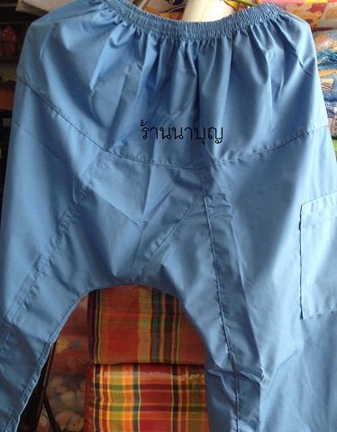 กางเกงเล ขา3ส่วน เอวยาง