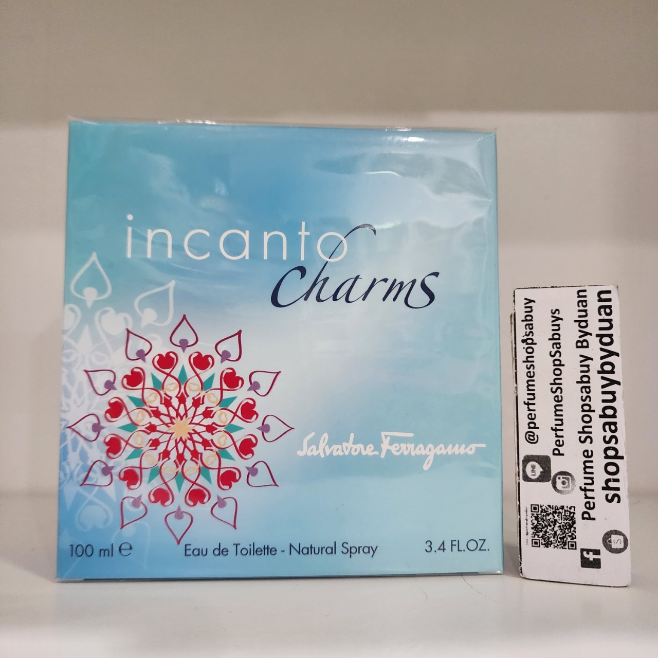 น้ำหอมแท้ Salvat0re Ferragam0 Incanto Charms EDT 100ml กล่องซีล