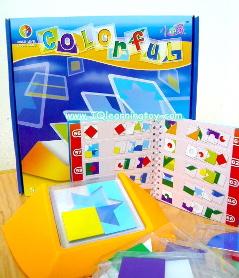 Colorful - การผสมภาพสร้างจินตนาการ ของเล่นฝึกสมองเสริมพัฒนาการด้านไอคิว&อีคิว เตรียมเด็กเข้าสาธิต ** จัดส่งฟรีค่ะ