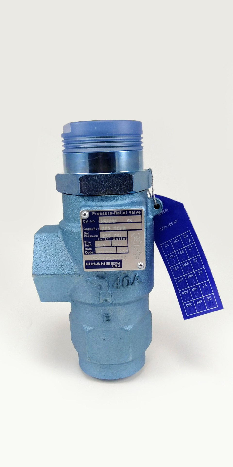 Hansen pressure relief valve H5600A 3/4″ x 1″