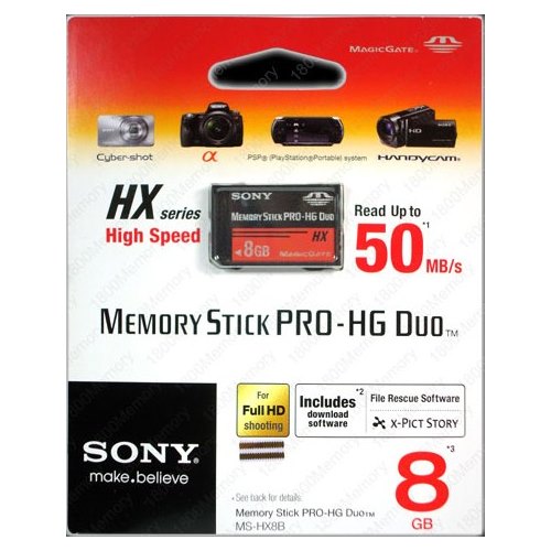 Sony Memory Stick Pro-HG Duo HX 8G