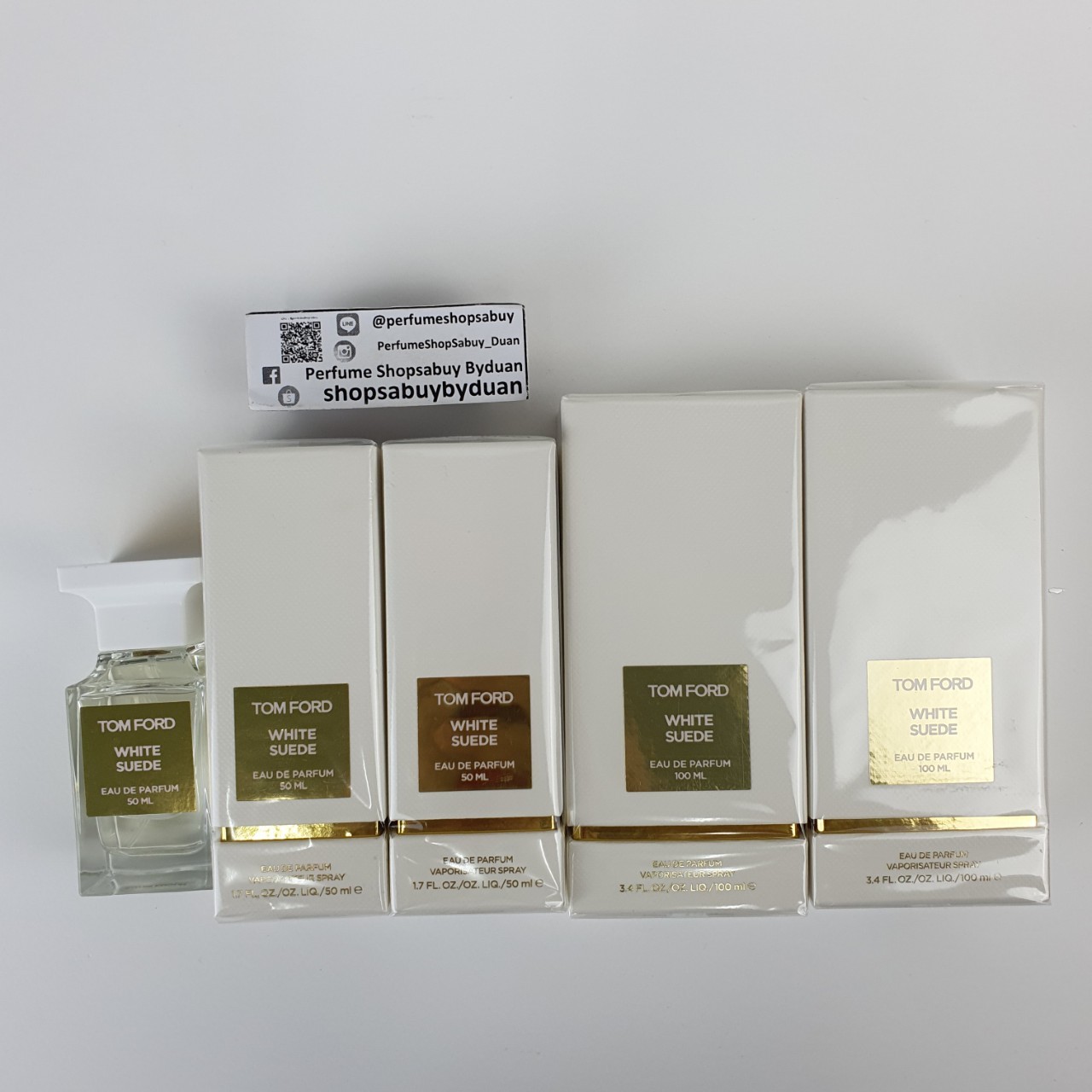 น้ำหอมแท้ Tom Ford White Suede EDP 100ml กล่องซีล