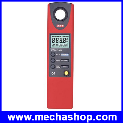 เครื่องวัดแสง มิเตอร์วัดแสง แปลงหน่วยเป็นลูเมนได้ UNI-T UT382 Luminometer 20-20000 Lux Lumen Light Meter Photometer แถมสาย USB ต่อคอมพิวเตอร์
