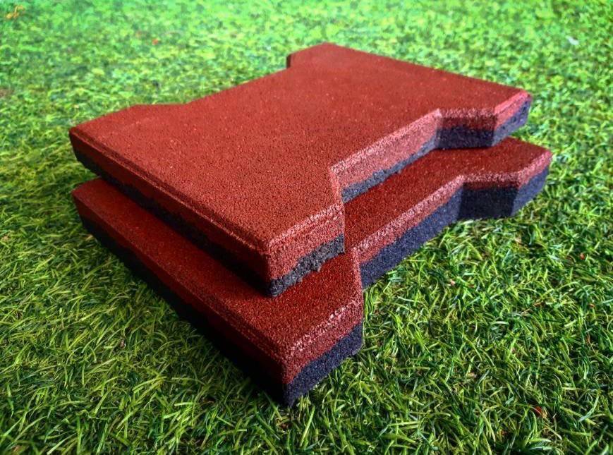 แผ่นยางปูพื้นคอกม้าบล็อคยางหนา25mm