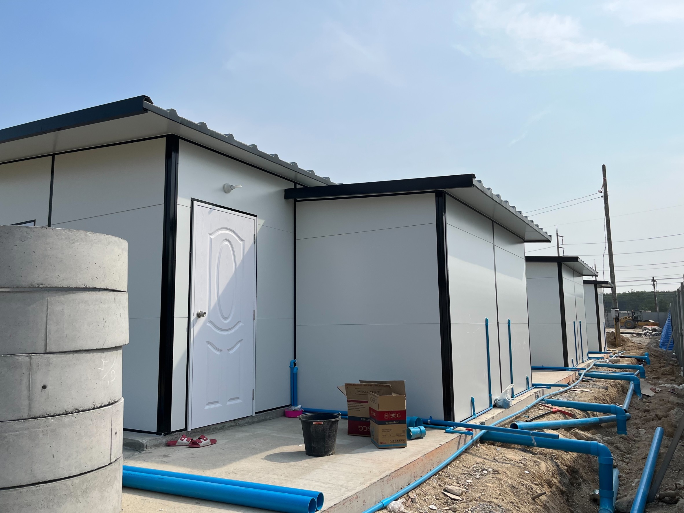 บ้านพักคนงาน บ้านพักพนักงาน ขนาด 3.60x18.30 เมตร ระยอง