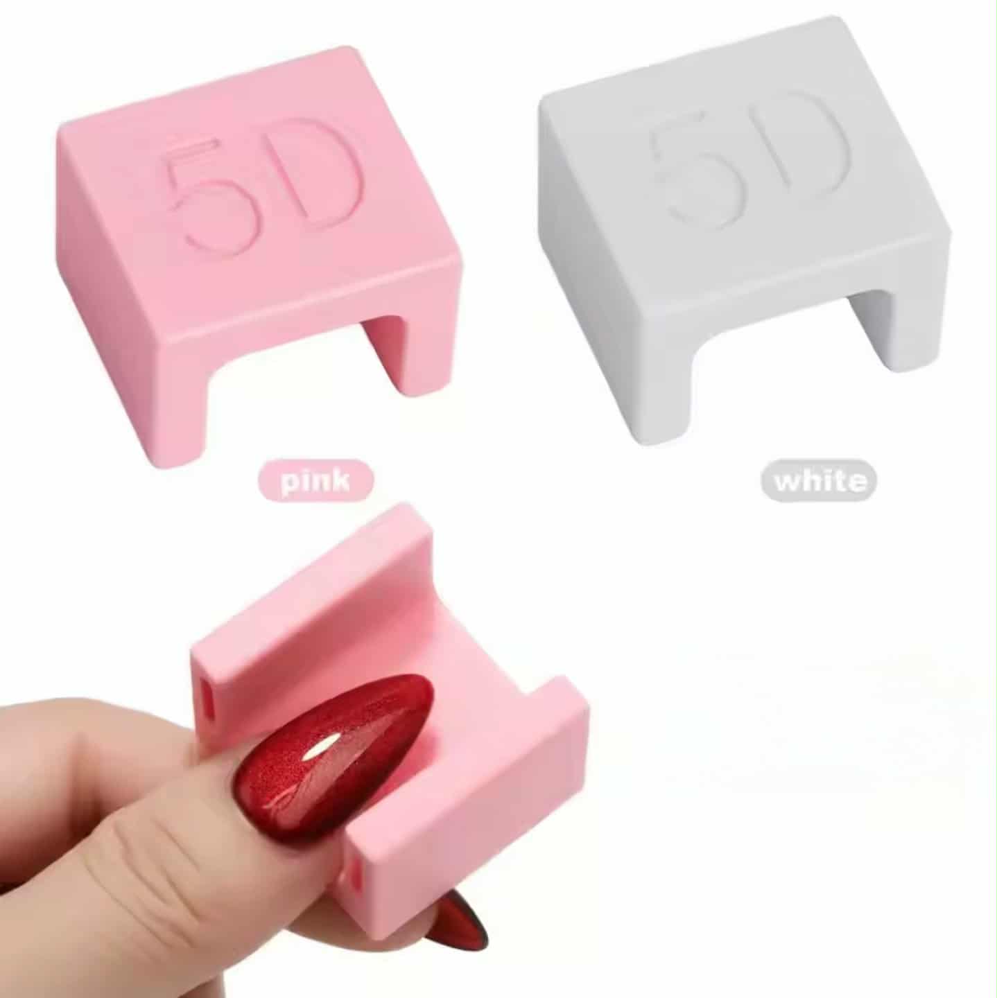 ที่วางนิ้วทำเล็บแม่เหล็ก 5D ช่วยจัดรูปเล็บ ทำลาย Cat Eye เจลแม่เหล็ก5D ไม่สั่น ทำง่ายขึ้น