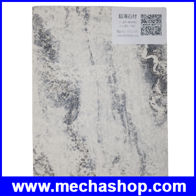 UV Marble Board แผ่นลายหินอ่อน ไม้เทียม แผ่นหินเทียม หินวีเนียร์ ตกแต่งบ้าน ตกแต่งผนัง รุ่น F127 Size: L610mm * W1220mm