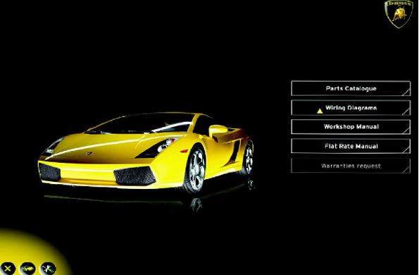 LAMBORGHINI GALLARDO (03-06) คู่มือซ่อมรถยตร์และวงจรไฟฟ้าพาร์ทอะไหล่เครื่องยนต์แลมโบกินี่ การาโด้