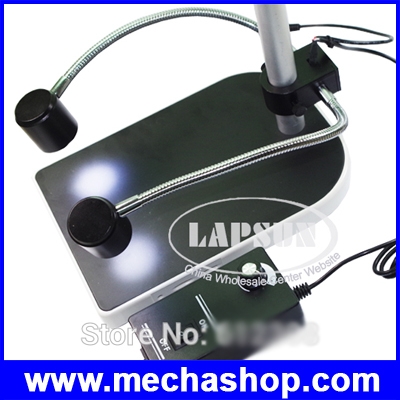 ไฟส่องงานสำหรับกล้องไมโครสโคปแบบคู่ Dual Gooseneck Lights 2 x 9 Bulb LED Neck Illuminator Lamp For Industry Stereo Microscope (สินค้า Pre-Order)