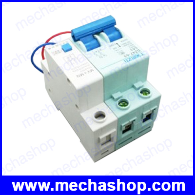 เซอร์กิตเบรกเกอร์ AC ตัดไฟตกและไฟเกิน TOMZN Circuit Breaker DZ47-63 C63A P2,63A 400V- 50HZ/60HZ MCB MN+MV