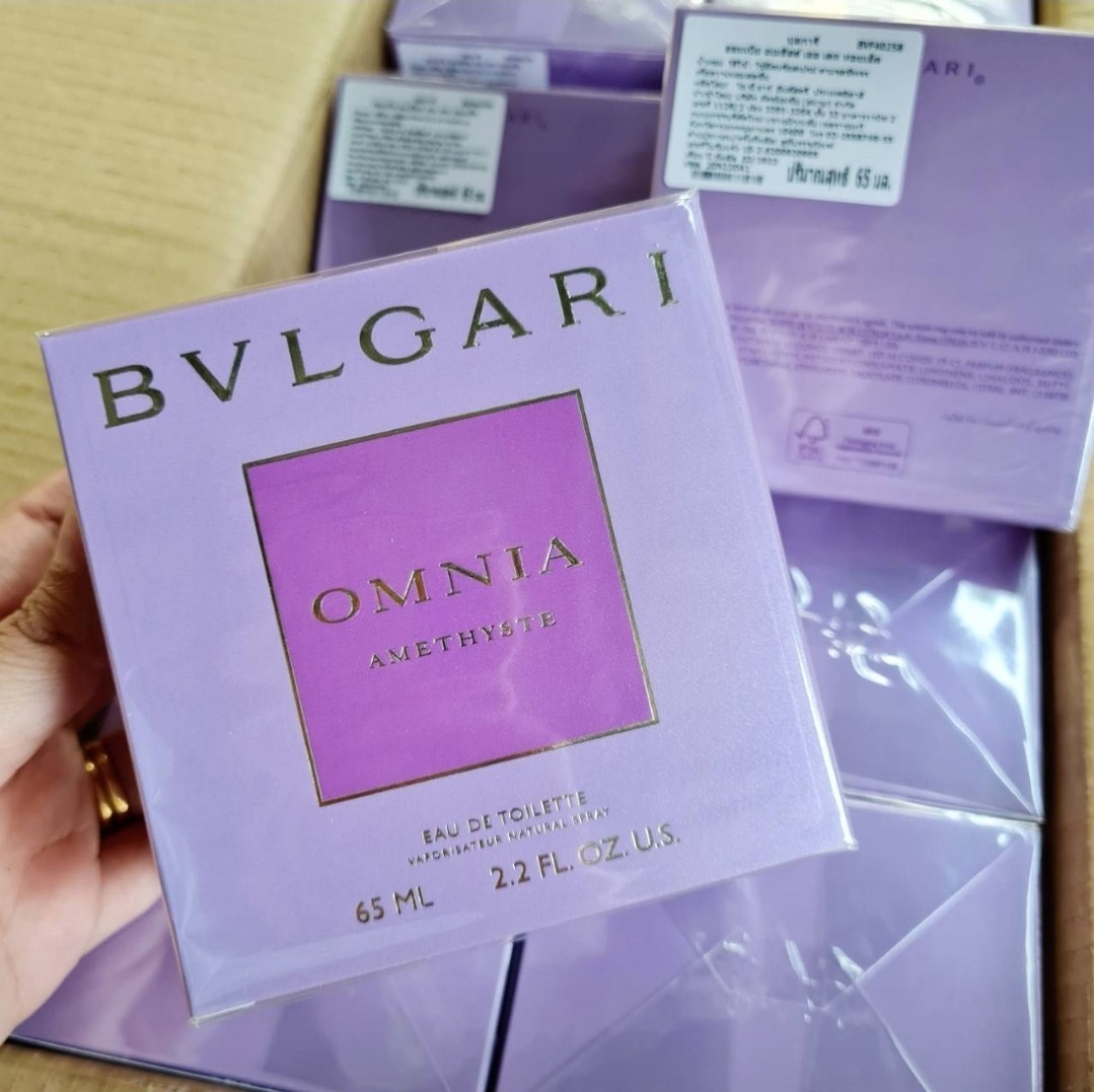 น้ำหอมแท้ Bvlgari Omnia Amethyste ม่วง 65ml กล่องซีลป้ายไทย
