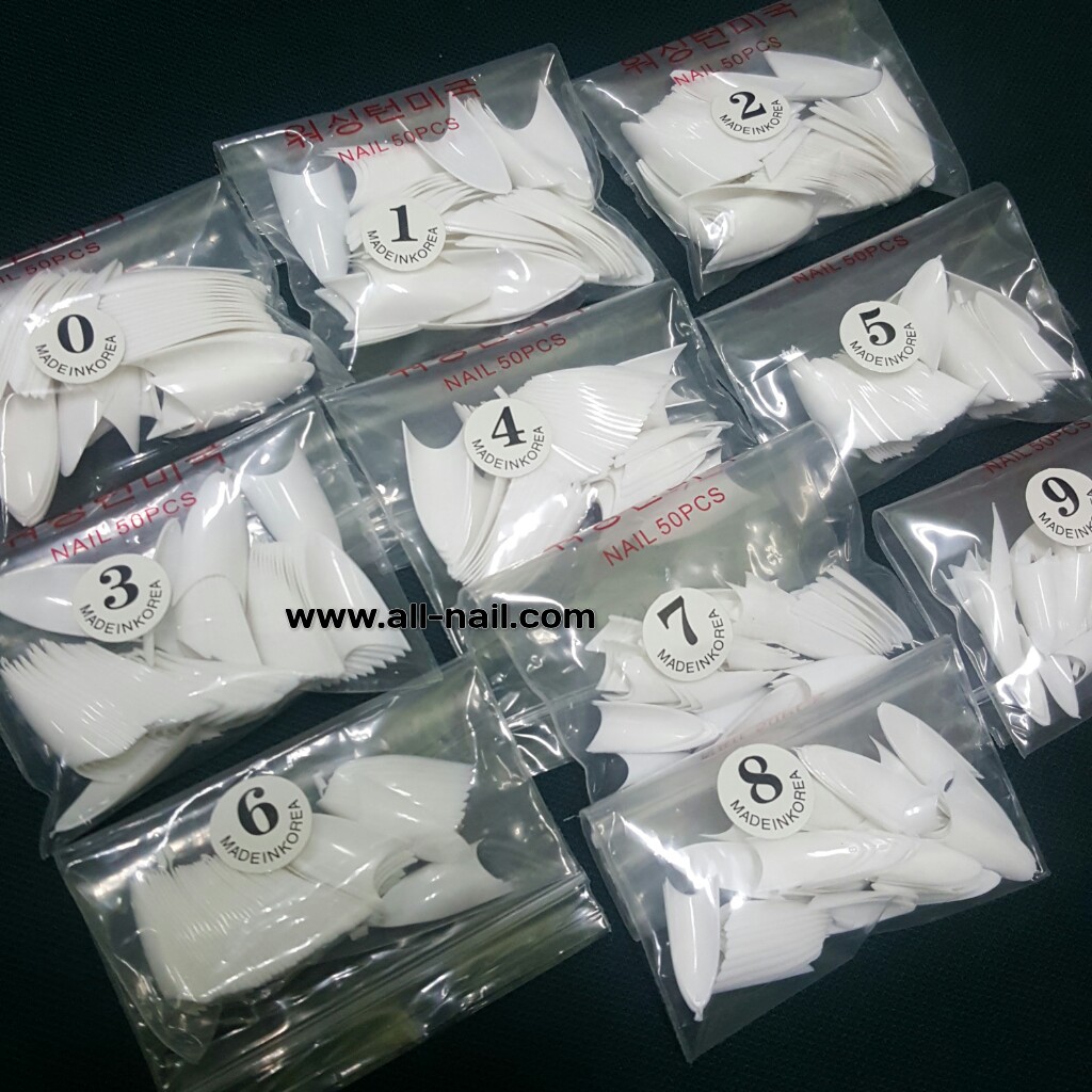 เล็บทิป ปลายแหลม เบอร์0-9