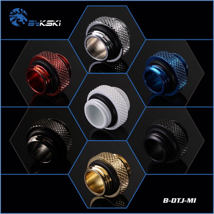 Bykski G1/4 Dual Male Extension Coupler - Mini B-DTJ-MI