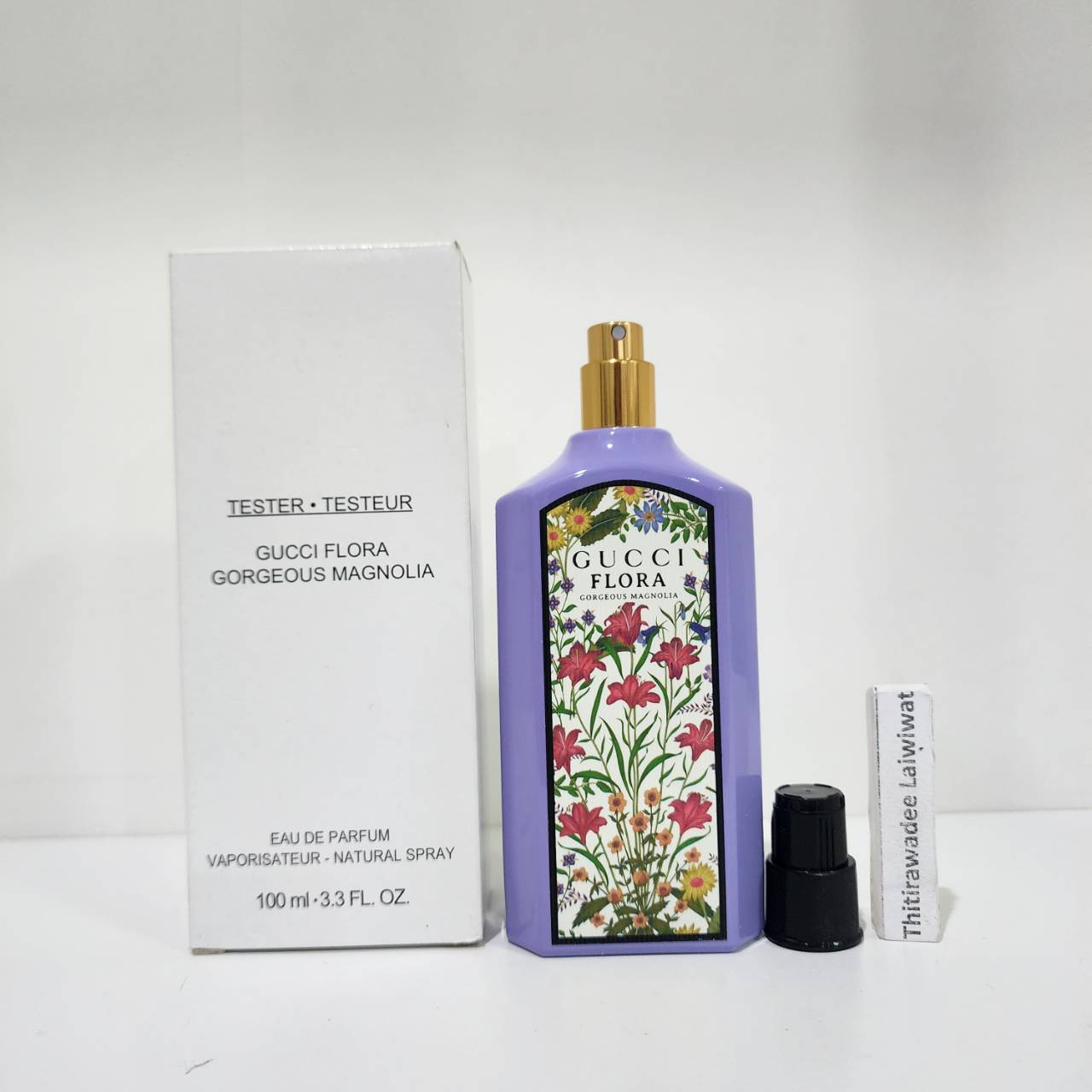 น้ำหอมแท้ Gucci Flora Gorgeous Magnolia Eau de Parfum 100ml Tester ฝาดำ