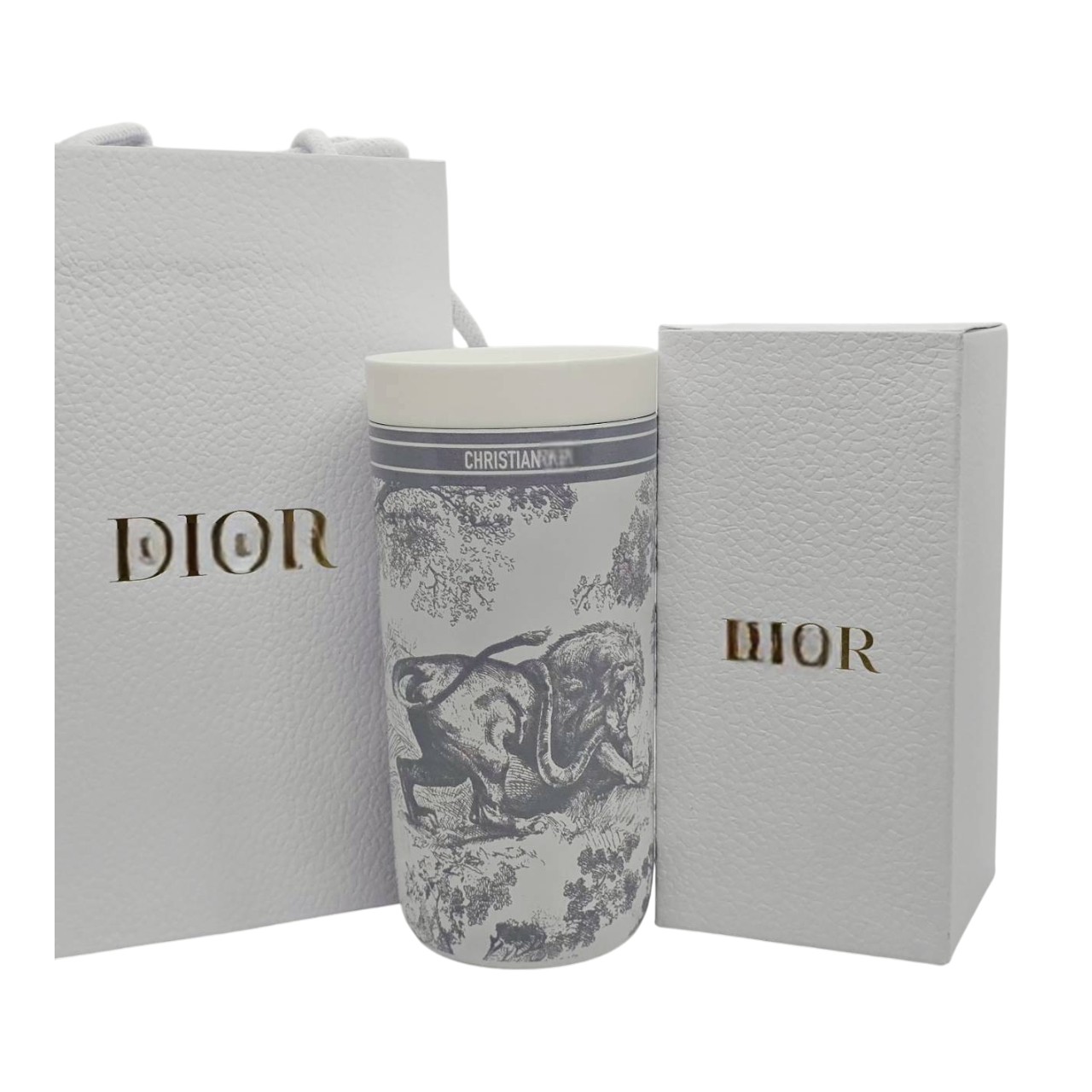 Dior Platinum Birthday Gift Temperature Control Tumbler พร้อมถุง และกล่องDior แก้วน้ำ