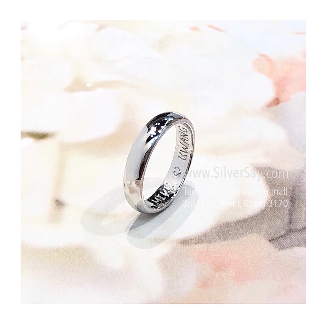 แหวนเกลี้ยง แหวนปลอกมีด 6 มม./สีทองชมพู